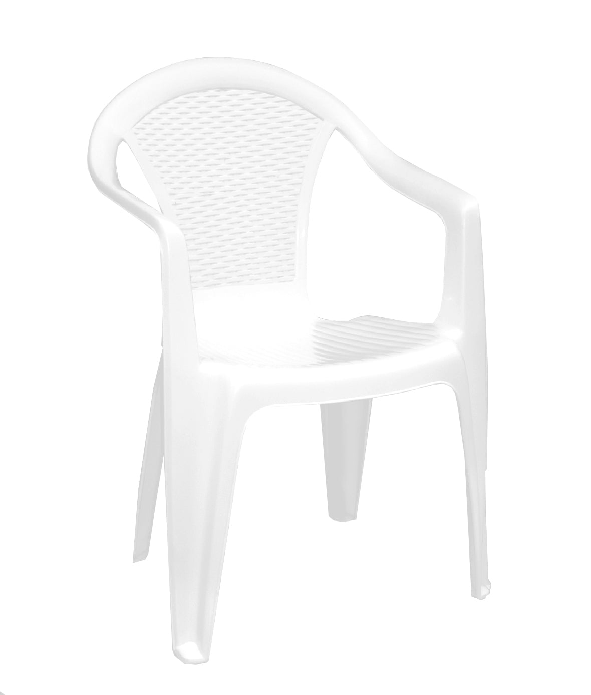 SEDIA RATTAN KORA BIANCA C/BRACC 189565 #CAT