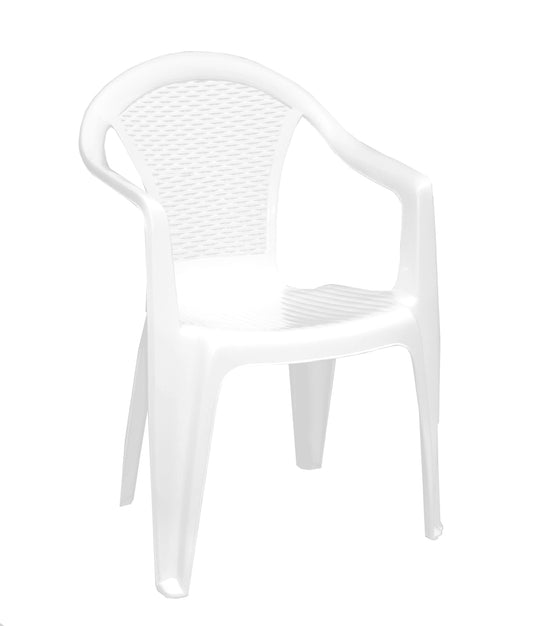 SEDIA RATTAN KORA BIANCA C/BRACC 189565 #CAT