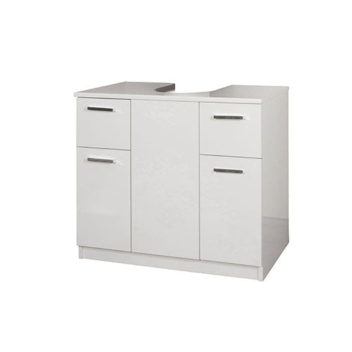 COPRICOLONNA 2 ANTE E 2 CASSETTI BIANCO LUCIDO CL117 SAV #cat