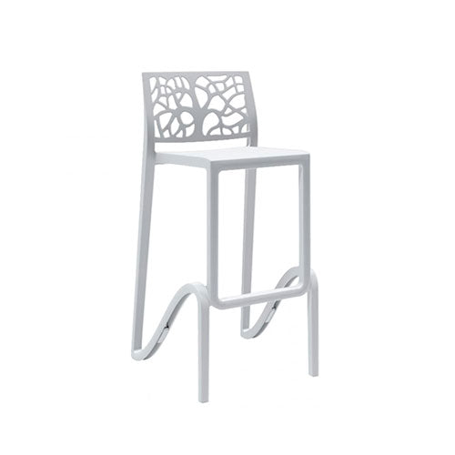 SGABELLO "ZEFIRO 75" BIANCO #cat