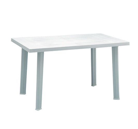 TAVOLO RESINA VELO BIANCO 26X76 H72 189536 #CAT