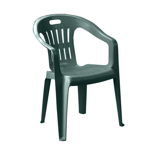 SEDIA RESINA MONOBLOCCO PIONA VERDE 191481 #CAT