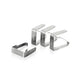 CLIP FERMATOVAGLIA ACCIAIO 4PZ 