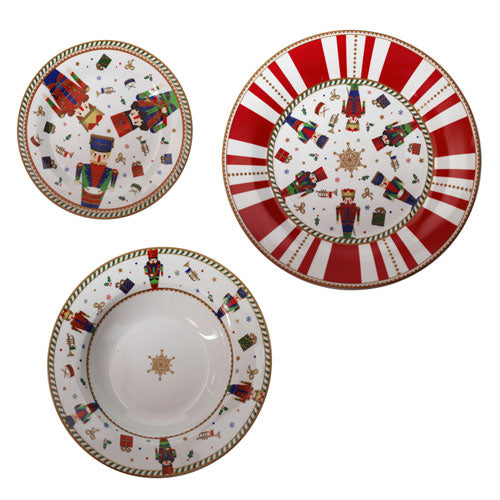 SERVIZIO PIATTI 18 PZ "LO SCHIACCIANOCI" 84170 BRANDANI