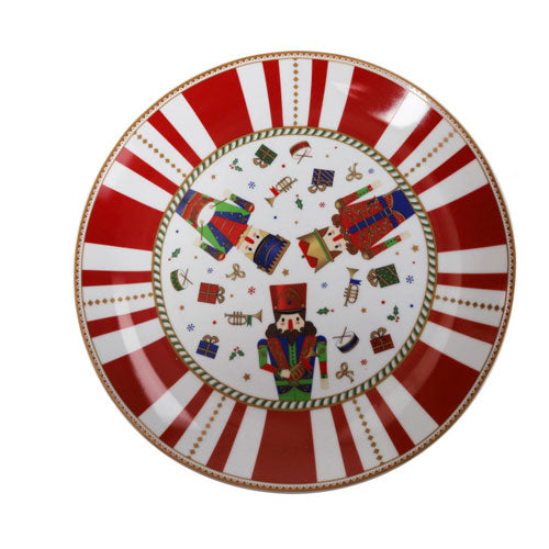 PIATTO PORTATA "LO SCHIACCIANOCI" BIANCO 84171 BRANDANI