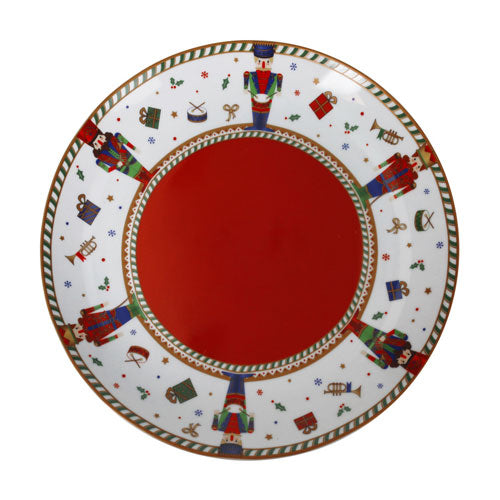 PIATTO PORTATA "LO SCHIACCIANOCI" ROSSO 84172 BRANDANI