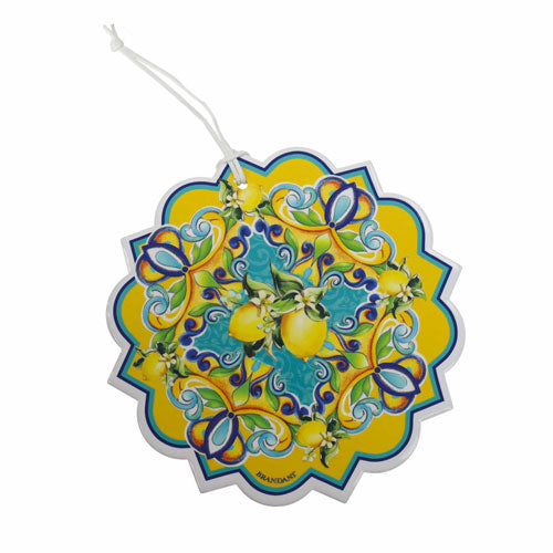 SOTTOPENTOLA DECORATION "CITRUS" GIALLO 52776 BRANDANI