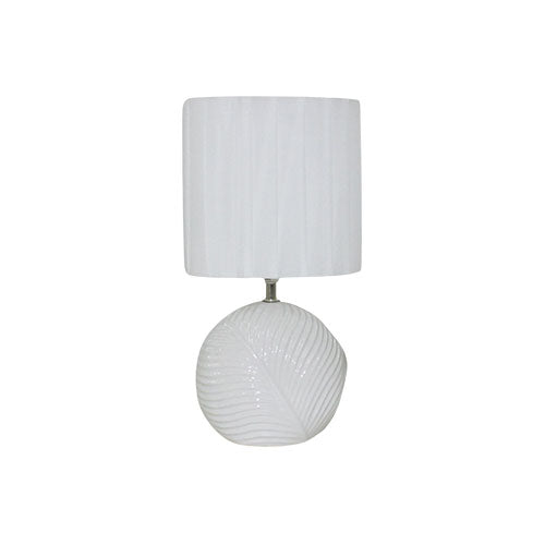 LAMPADA DA COMODINO 34,5 CM BIANCO ST30414 SIRO TIME