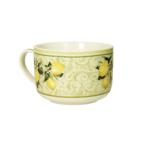 TAZZA COLAZIONE "LIMONI" VERDE 52758 BRANDANI
