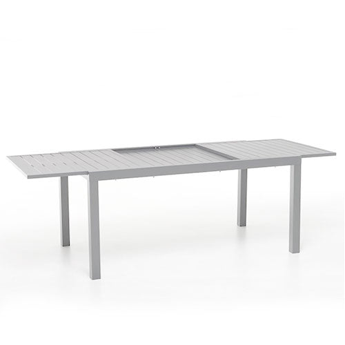 TAVOLO ALLUNGABILE "OSTUNI" 200-300 X 100 CM BIANCO #cat