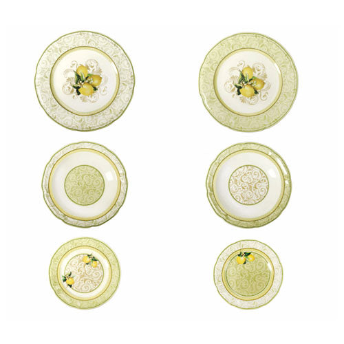 SERVIZIO PIATTI 18 PZ "LIMONI" 52753 BRANDANI