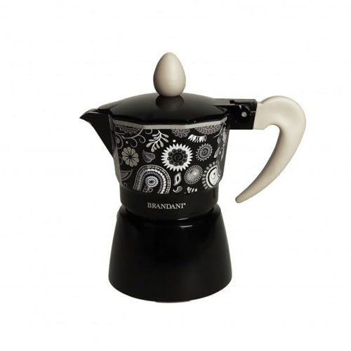 CAFFETTIERA 1 TZ NERO "SHANTI" 52858 BRANDANI