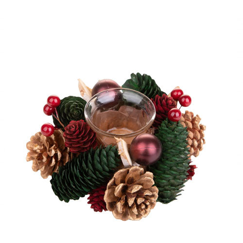 PORTACANDELA NATURAL "ADDOBBI&DECORATION" 84765 BRANDANI