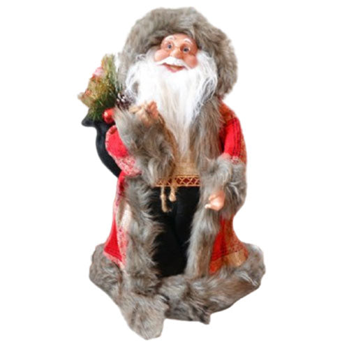 BABBO NATALE CARILLON SCOZZESE 65 CM S.I. PAR