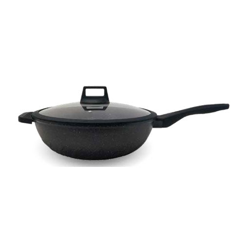 WOK 1M 32 CM C/COPERCHIO "IL MONOLITE COTTURE SPECIALI" GMD