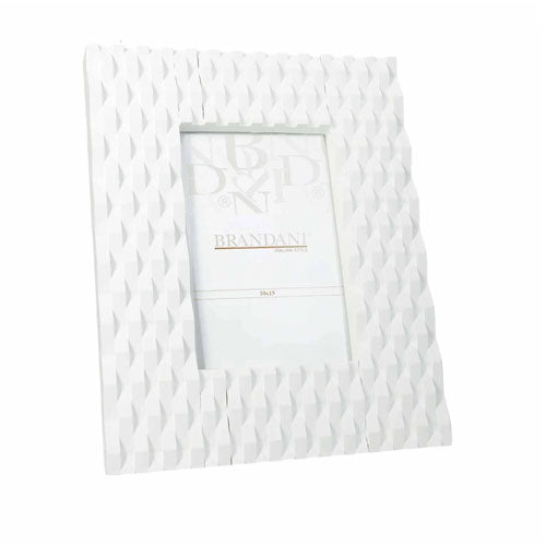 PORTAFOTO "GLAM" 10X15 CM BIANCO 51340 BRANDANI