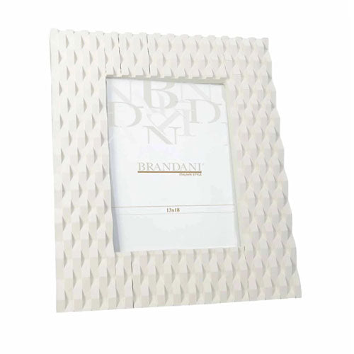 PORTAFOTO "GLAM" 13X18 CM AVORIO 51343 BRANDANI