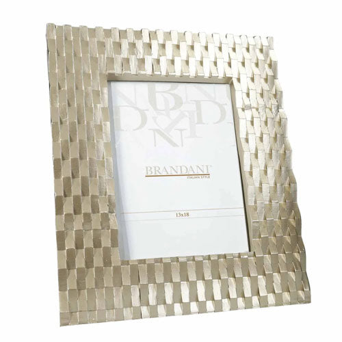 PORTAFOTO "GLAM" 13X18 CM ORO 51345 BRANDANI