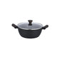 CASSERUOLA BASSA 24X10 CM ANTIADERENTE NERA 