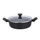 CASSERUOLA BASSA 24X7 CM ANTIADERENTE NERA 
