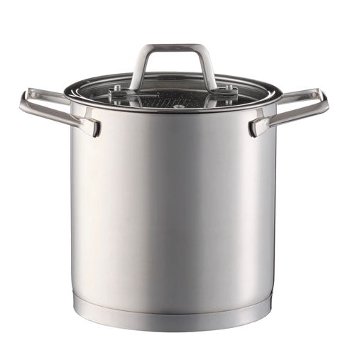 PENTOLA ASPARAGERA C/COPERCHIO E CESTELLO 18 CM 4,5 L "FREE" 51123 BRANDANI