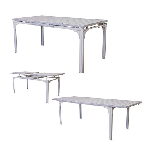 TAVOLO "OREGON PLUS" 180-240 X 80 CM TORTORA #cat