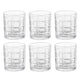 BICCHIERE 6 PZ QUADRATO 