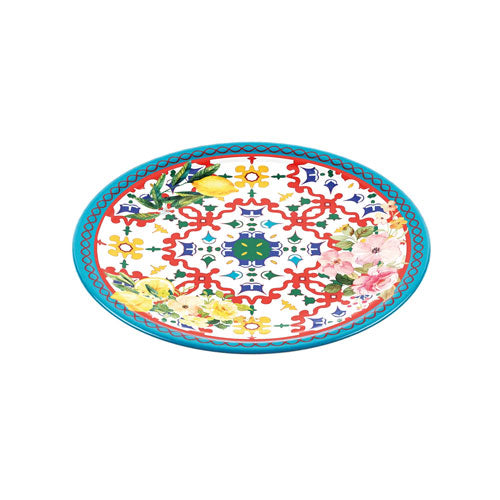 PIATTO PIANO 6 PZ "FLOWERS&LEMON" 28190152 GUZZINI
