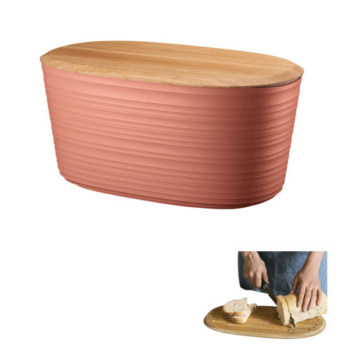 CASSETTA PANE CON COPERCHIO TAGLIERE "TIERRA" TERRACOTTA 179600264 GUZZINI