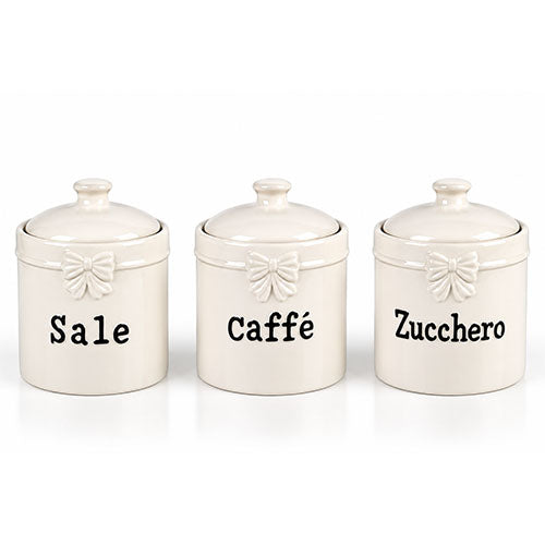 BARATTOLO IN CERAMICA 3PZ Z/S/C ST33103 SIRO