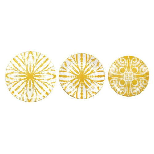 SERVIZIO PIATTI 18 PZ "BATIK" GIALLO 51390 BRANDANI