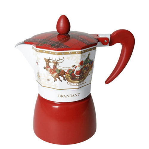 CAFFETTIERA 3 TZ "CHRISTMAS" 89913 BRANDANI