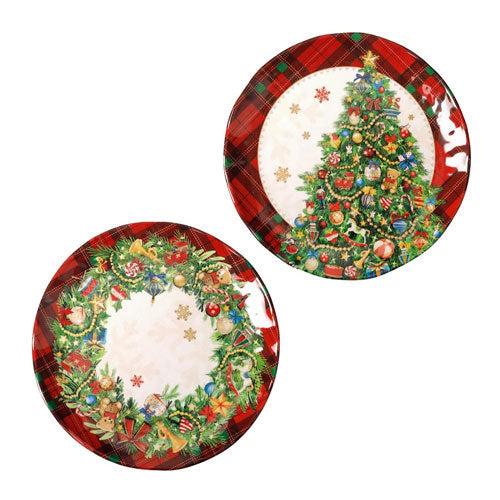 PIATTINO 2 PZ "CHRISTMAS" 80003 BRANDANI
