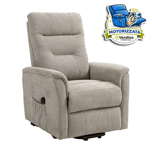 POLTRONA RELAX MOTORIZZATA "KATIA" 2 MOTORI BEIGE 0050103 #cat