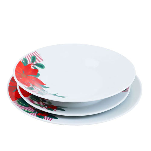 SERVIZIO PIATTI 18 PZ "TONDO" 0461377 NATALUNA