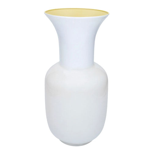 VASO "ARGO" 37 CM BICOLOR BIANCO/OCRA 51917 BRANDANI