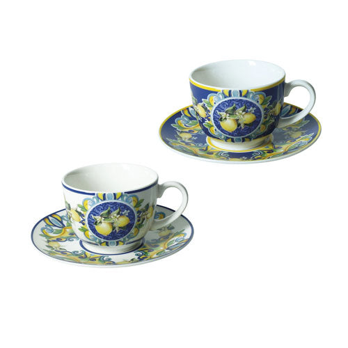 TAZZINA CAFFÈ 2 PZ "CITRUS BLU" 52722 BRANDANI