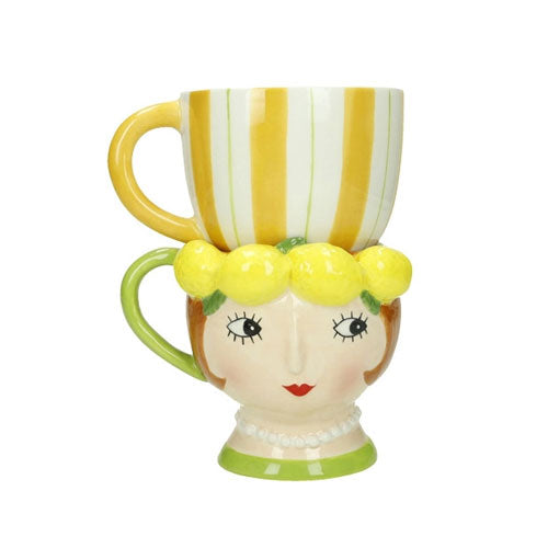 TAZZA "DOUBLE LADY" LIMONE 51406 BRANDANI