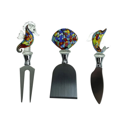 COLTELLI FORMAGGIO 3 PZ "SEA" 51288 BRANDANI