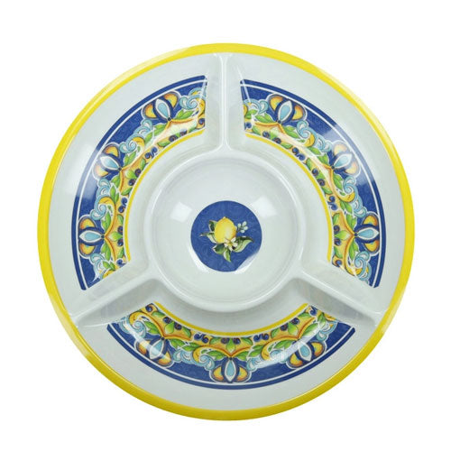 ANTIPASTIERA MELAMINA "CITRUS BLU" 51564 BRANDANI