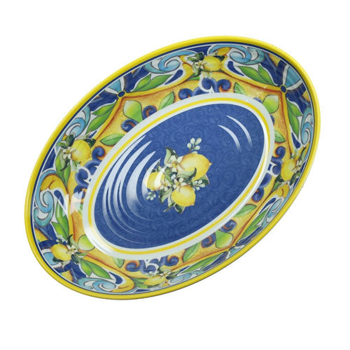 CIOTOLA OVALE 33 CM "CITRUS BLU" 51562 BRANDANI