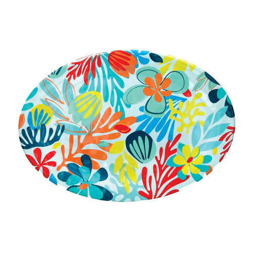 VASSOIO "TAHITI" 50 CM OVALE MELAMINA 51655 BRANDANI