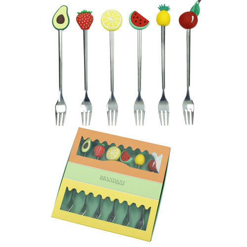 FORCHETTINA 6 PZ "FRUTTI" 50034 BRANDANI
