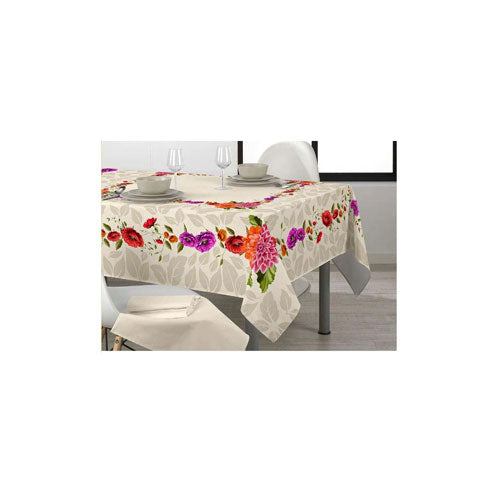 TOVAGLIA GIOIA 150 X 180 CM 6 POSTI "FIORI" 1646 MAÈ VIA ROMA 60