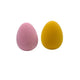UOVO FELPATO CERAMICA 17 X 21 CM C04 VARI COLORI S.I.PAR