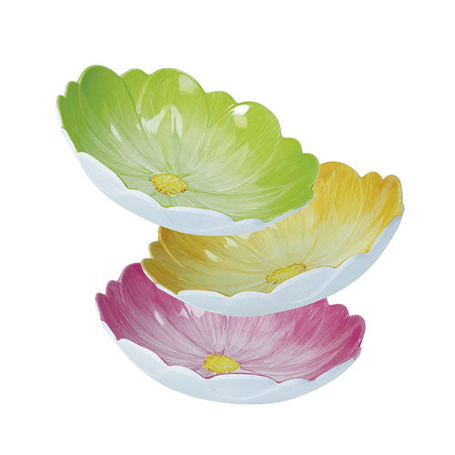 CIOTOLA SET 6 PZ "FIORE" MELAMINA 51297 BRANDANI