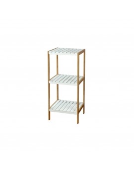 SCAFFALE - AXIS - 80 - IN BAMBOO-BIANCO